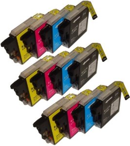 2 סטים-8 ראשי דיו brother j220